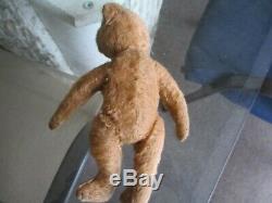 10 Antique, Early Fully Jointed Mohair Teddy Bear With Original Clothes