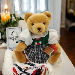 13 German Vintage Jointed Mohair Hermann Teddy Bear Original Girl Growler-Works