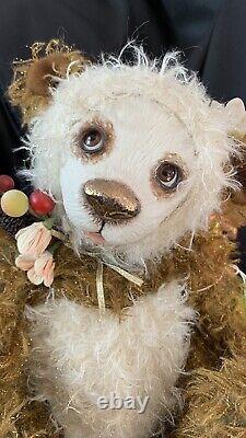 13'titania' Mohair /porcelain Artist Teddy Bear By Jo Bears Ooak Fairy Bear