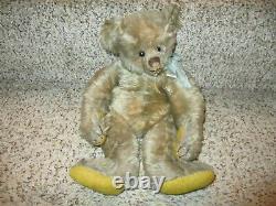 14 Antique Fully Jointed Steiff Mohair Teddy Bear