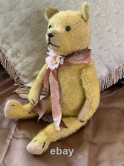 14 Antique German 1920s -1930s Golden Mohair Teddy Bear Andy- Super Cute