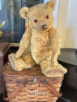 16 ANTIQUE 1930s FARNELL TEDDY BEAR WITH GOLD MOHAIR