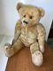 16 Early Antique Pre-war Mohair Teddy Bear, 4 Toe, Solid Eyes, Felt Patches