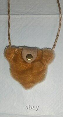 16 MERRYTHOUGHT IRONBRIDGE SHROPS LE 0016/1000 BROWN MOHAIR BEAR WithPOUCH