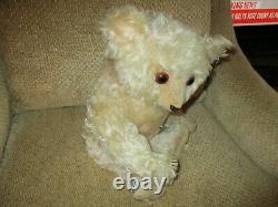 18 Antique Fully Jointed Mohair Musical Teddy Bear