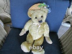 18 Antique Fully Jointed Mohair Teddy Bear, Ca. 1920s