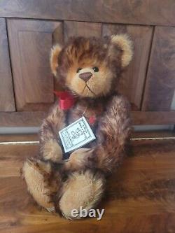 18 In handmade Mohair Teddy Bear by Artist Diane Gård. Maxwell 1988