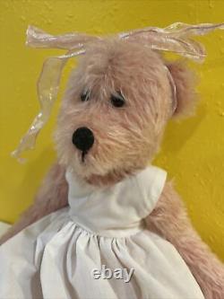 18 Jointed Pink Mohair Artist Unknown Teddy Bear Schulte Mohair