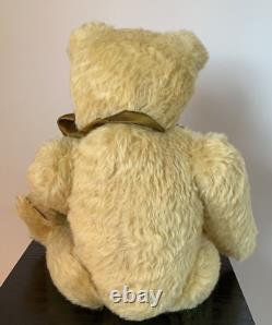 18 MOHAIR ARTIST TEDDY BEAR'AUGUST' by LINDA NOREIKA THREAD BEAR NEW 2024
