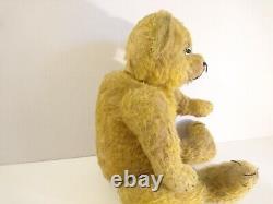 1920s Antique German Humpback Mohair Teddy Bear, Fully Jointed