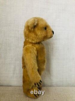 1950's Steiff Original Teddy Bear, Golden Mohair, Glass eyes, No Button