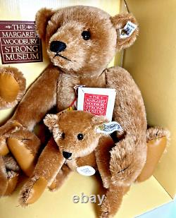 1984 Steiff Margaret Strong Cinnamon Teddy Bear Set