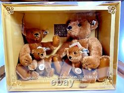 1984 Steiff Margaret Strong Cinnamon Teddy Bear Set