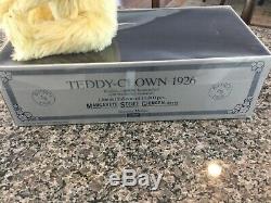 1986 Steiff Teddy-Clown Teddy Bear Mohair 13 Style #0170/32 tags/box