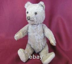 19C. ANTIQUE KIDS CHILDRENS TOY MOHAIR TEDDY BEAR withGLASS EYES