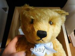 19 Steiff 1951 Teddy Bear Blonde 50 Replica Limited Mohair Bear MIB