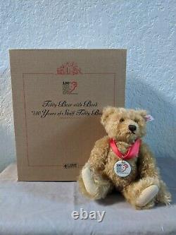 2002 Steiff 100 Years 10 Mohair Teddy Bear 038884