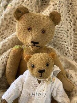 20 Antique German 1920-30 Golden Mohair Teddy Bear Benjamin - A FINE BEAR