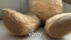 20 Inch Vintage Golden mohair Jointed Teddy Bear. 1950s