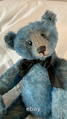 22 Mohair Artist Teddy Bear'Bleu' by Kathleen Wallace of Stier Bears OOAK