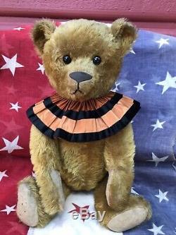23 antique Ideal American mohair teddy bear