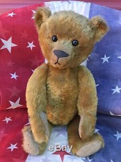 23 antique Ideal American mohair teddy bear