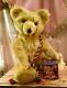24 ANTIQUE 1940s KNICKERBOCKER TEDDY BEAR, LONG GOLD MOHAIR, LARGE MUZZLE