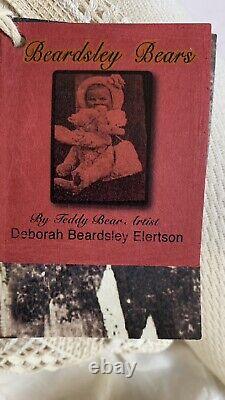 28 MOHAIR ARTIST TEDDY BEAR'MATHEW' from BEARDSLEY BEARS-DEB BEARDSLEY