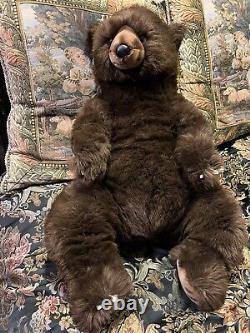 30 Brawn Mohair Teddy Bear made in Brighton England Tony Toys #502