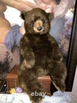 30 Brawn Mohair Teddy Bear made in Brighton England Tony Toys #502