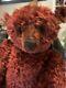 32 Artist Mohair OOAK Teddy Bear Mohair Curly Classic by Pat Murphy Big Red