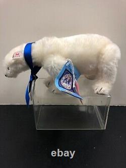 7 Sitting Steiff Teddy Bear Mohair Polar The Titanic Bear Limited 5000 Tag #S
