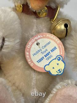 7 Steiff Mohair Teddy Baby Rose Teddy Bear 650260 104/1000