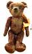ANTIQUE 1920s FADAP RED MOHAIR TEDDY BEAR 18 FRENCH MADE TURNED UP NOSE