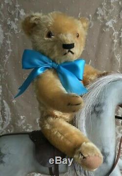 ANTIQUE VINTAGE CHAD VALLEY MAGNA SERIES JOINTED MOHAIR TEDDY BEAR 1930s 15