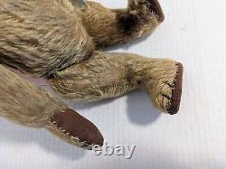 Antique 14 Mohair Jointed Teddy Bear Humpback Aetna Ideal -Awesome condition