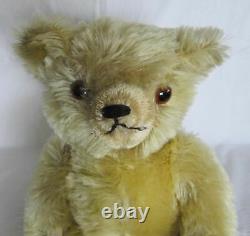 Antique 16 inch Blond Mohair Teddy Bear