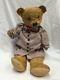 Antique 1930s Teddy Bear from English Museum in a Prince of Wales Vintage Outfit