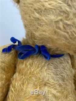 Antique 21 Edwardian Early Mohair Jointed Humpback Teddy Bear -Chiltern/Steiff