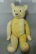 Antique BEIGE and YELLOW Mohair 21 Teddy Bear