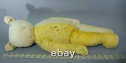 Antique BEIGE and YELLOW Mohair 21 Teddy Bear