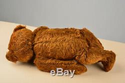 Antique Bing Teddy Bear with Reddish Gold Mohair, Blck Boot Button Eyes New cond