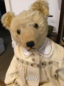 Antique Bing Teddybear 1920s. 24 Inches