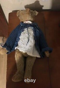 Antique Blonde Mohair Teddy Bear Circa 1910-20 Steiff