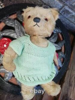 Antique Chad Valley Mohair Sweet Bella Jointed Teddy Bear English
