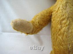 Antique Early 1900s Humpback Jointed Mohair Teddy Bear 18