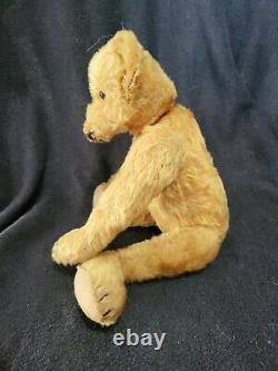 Antique Early Steiff 15 Claw Mohair Teddy Bear 12 1/2