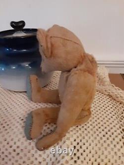 Antique Early Well Loved Teddy Bear 12
