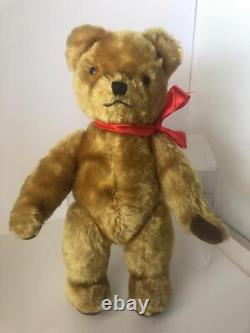 Antique English 1960's Golden Mohair Teddy Bear 17 ting a ling Adorable