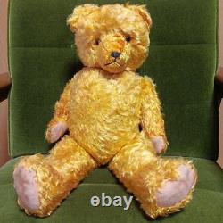 Antique Gold Mohair Teddy Bear Uk Germany Steiff Retro
